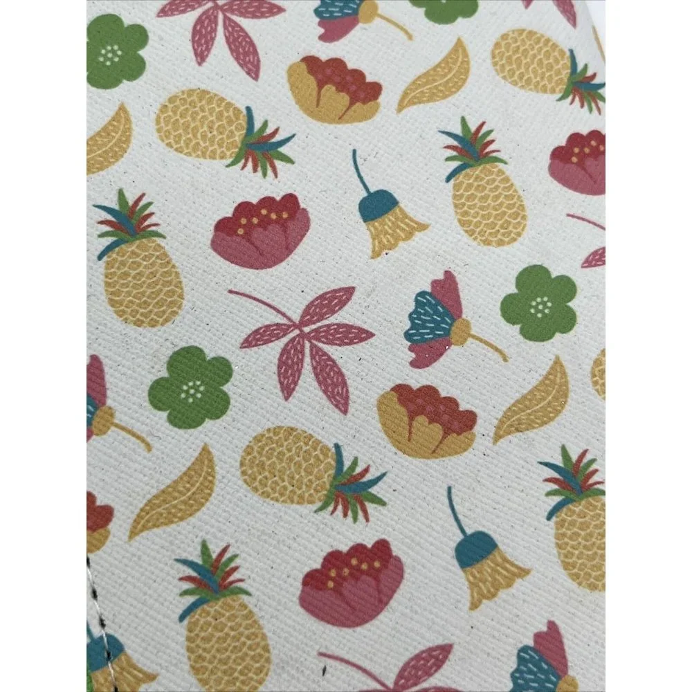 womens wallet Green and White floral & Pineapples by Heimish Atlantic Fashion. - Picture 2 of 11